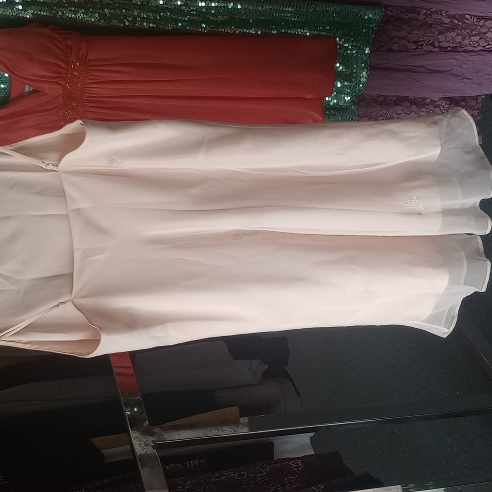 Pink Polyester Dress - Picture 3 of 3